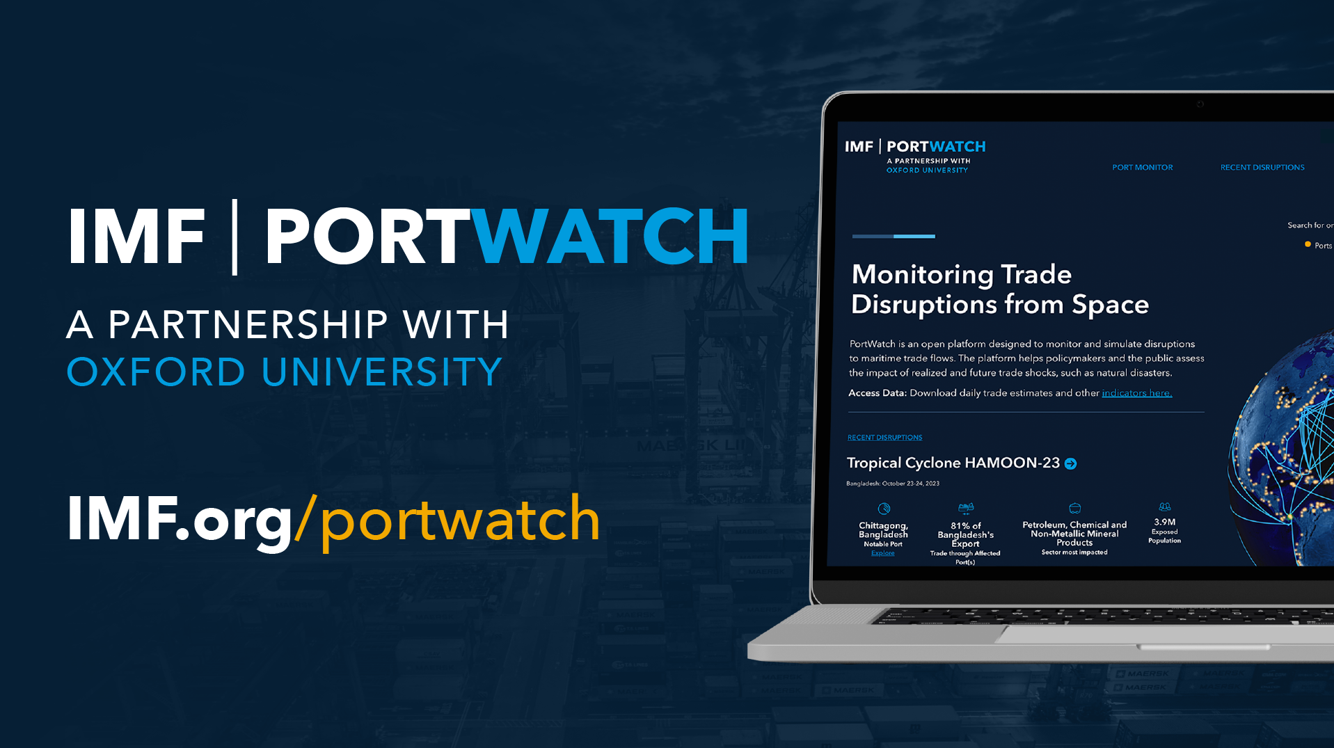 Read more about the article IMF and University of Oxford launch ‘PortWatch’ Platform to monitor and simulate trade disruptions