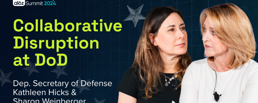 Collaborative Disruption at the DoD with Kathleen Hicks and Sharon Weinberger