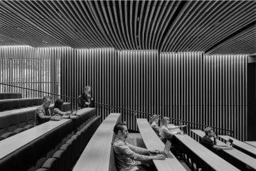 One of the new lecture theatres (c) NBBJ/ Ty Coles