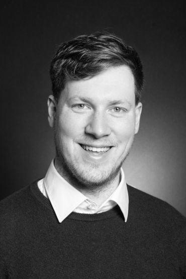 Portrait photograph of Dr Christian Schroeder de Witt.