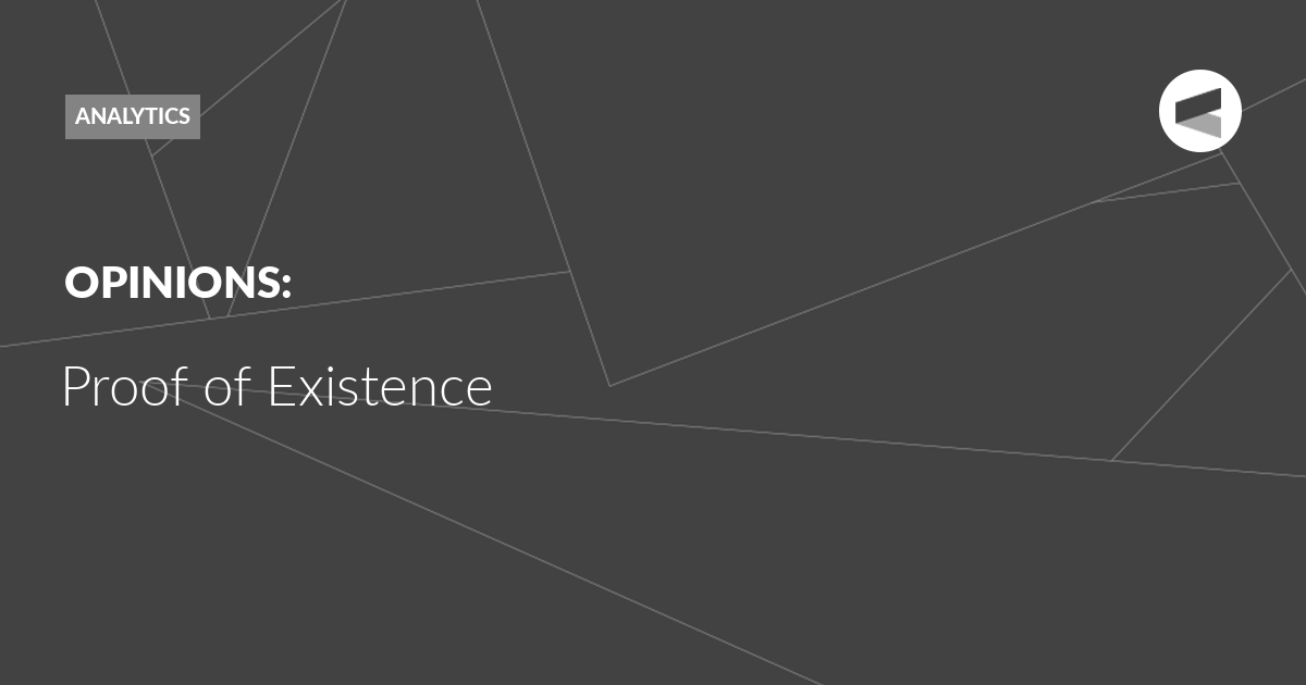 You are currently viewing Proof of Existence