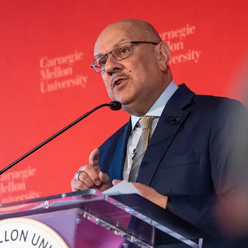 Farnam Jahanian at the opening of the RIC.