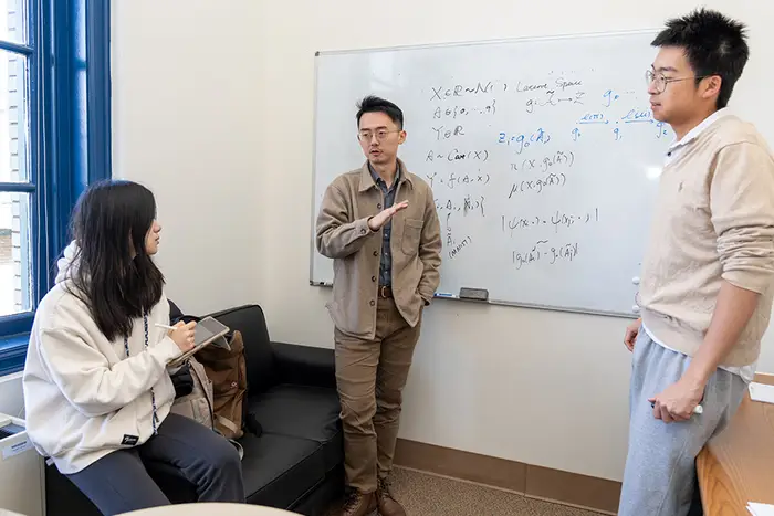 Wendy Wang, Shixiang (Woody) Zhu and Wenbin Zhou.